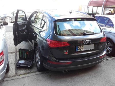 Zabuchnuté kľúče Audi